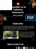 Ensamble Automotriz Manual Vs Automatizado Exposicion