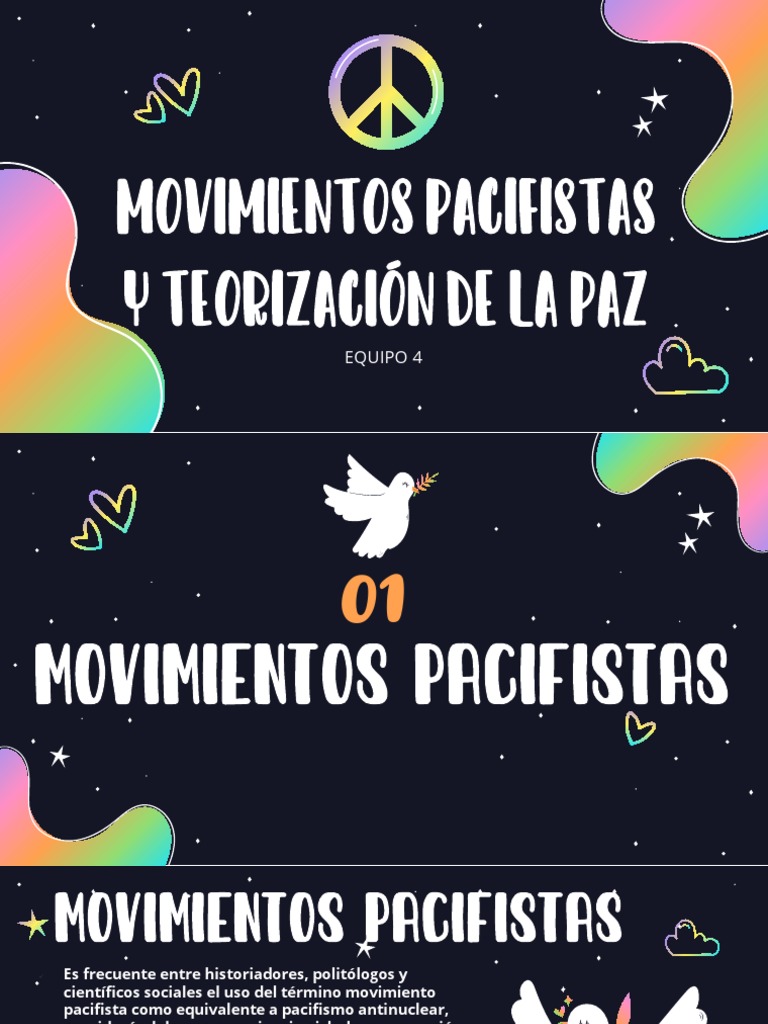 Objetivos del Movimiento Pacifista | PDF | Pacifismo | Paz