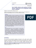 Mpacts of Consumers' Beliefs, Desires and Emotions On Their Impulse Buying Behavior: Application of An Integrated Model of Belief-Desire Theory of Emotion