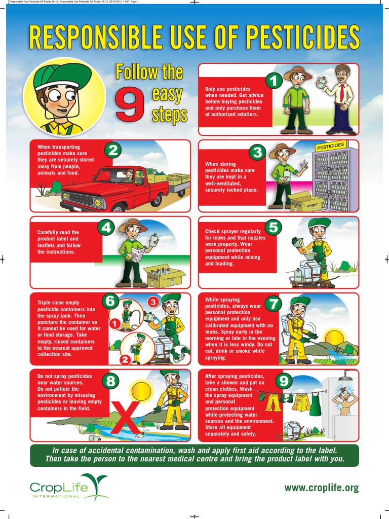 Poster On 9 Steps | PDF | Pesticide | Environmental Issues