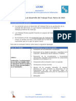 03 - Pautas para El Desarrollo y La Presentación Del Trabajo Final - 2021