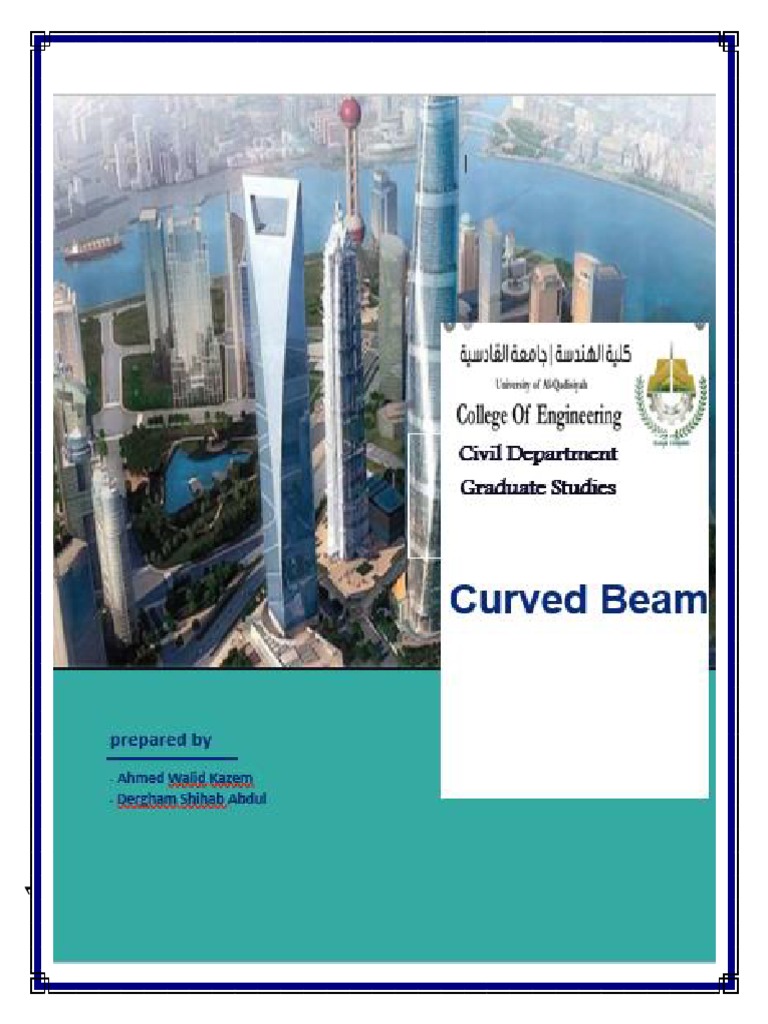 Curved vs. Straight Beams Explained | PDF | Beam (Structure) | Bending