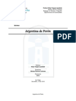 Informe - Argentina de Perón