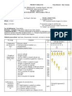 PROIECT DIDACTIC Clasa A VIII-a Marincean Roxana