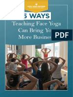 Lead Magnet - 5 Ways Teaching Face Yoga Would Catapult Your Business