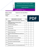 Lista de Cotejo - Protocolo 3