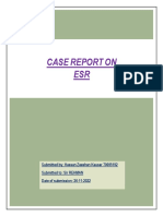ESR Case Report