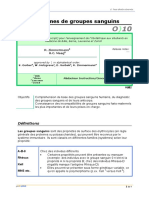 18 - Problèmes de Groupes Sanguins