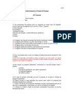 AP2 - 2015 - Desenvolvimento Do Projeto de Pesquisa - Gabarito