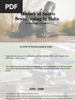 History of Sports Broadcasting