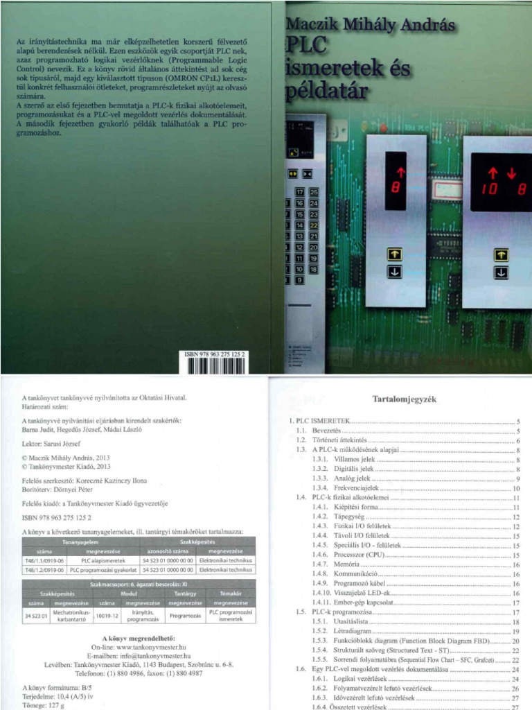 PLC Ismeretek És Példatár | PDF