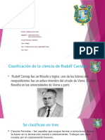 Clasificacion de La Cirncia Segun Rudolf Carnap