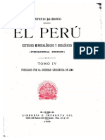Antonio Raimondi-El Perú. Historia de La Geografía Del Perú-V.4
