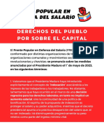 Derechos Del Pueblo Por Sobre El Capital