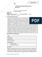 Planificación de Unidad o Proyecto CICLO II. 09mayo