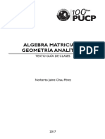 Algebra Matricial y Geometria Analitica Chau