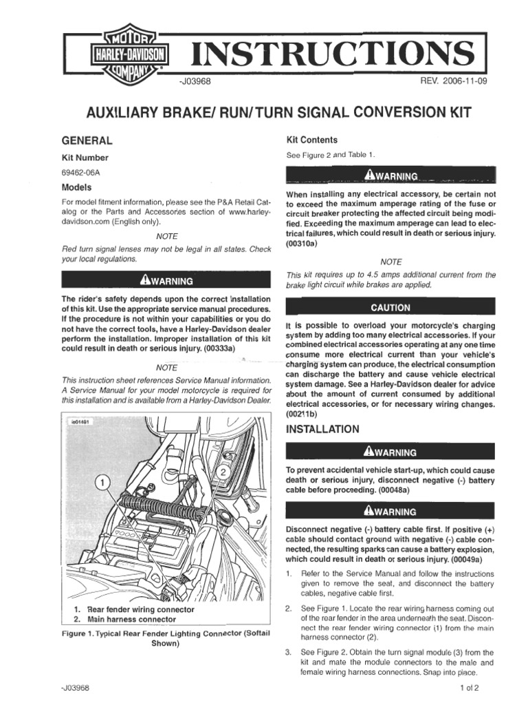 Aux brake light conversion pdf