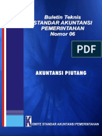 Buletin Teknis SAP 06 Tentang Akuntansi Piutang (Telah Diganti Dengan Bultek 16)