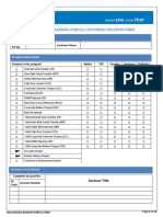 UBL Business Banking Portal - Customer Form 2022