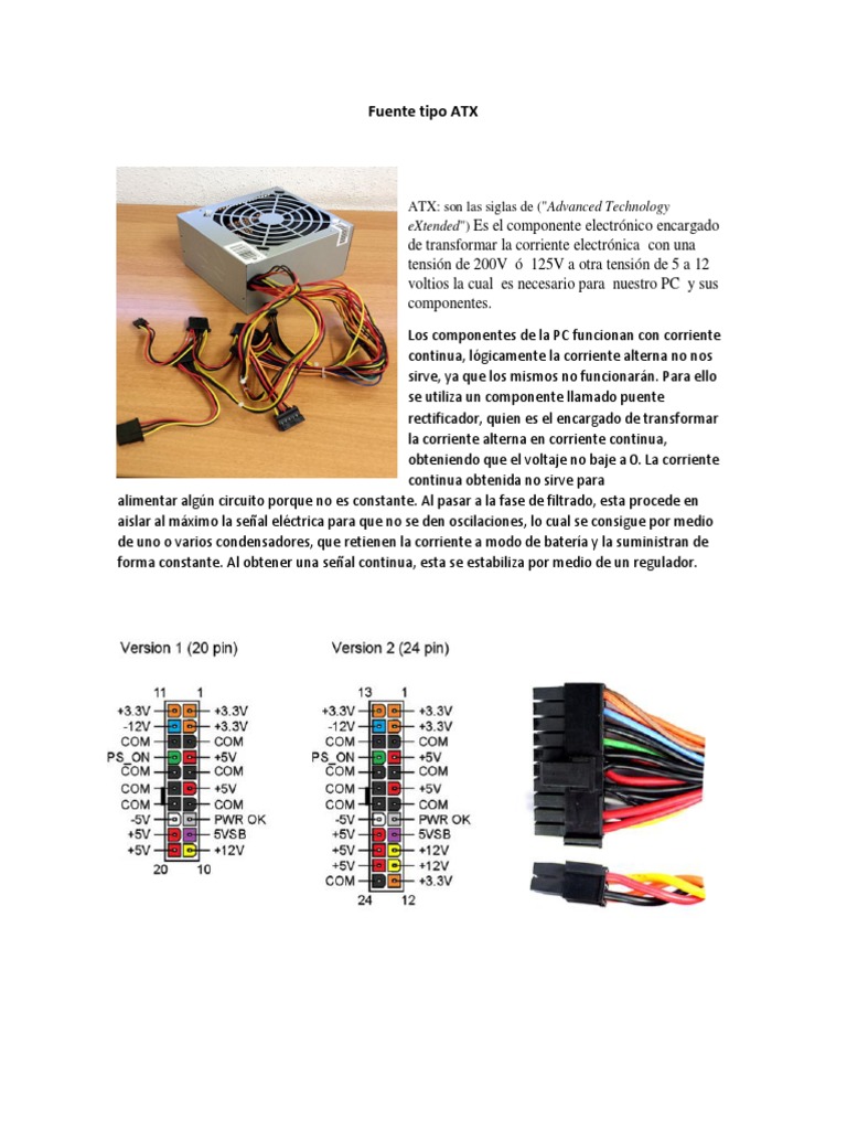 Fuente Tipo ATX | PDF