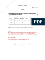 SEA Maths - Sample Exam 2 - Solutions