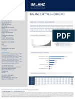 Factsheet Balanz Ahorro I