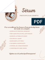 Sèrum: Prototip D'Un Cosmètic