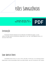 Tranfusões Sanguíneas