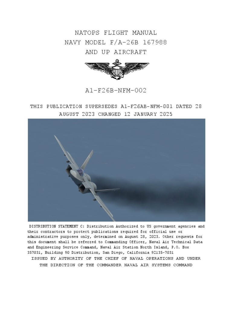 F/A-26B NATOPS Flight Manual | PDF | Military Technology | Aircraft