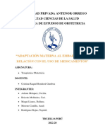 Tsa2 - Grupo N°01 - Terapeutica Obstetrica.