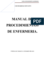 Manual de Procedimientos de Enfermeria (Gabriela)