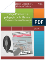 TP Pedagogìa Musical. Ed. Artìstica - Mùsica. Yanina Tacca