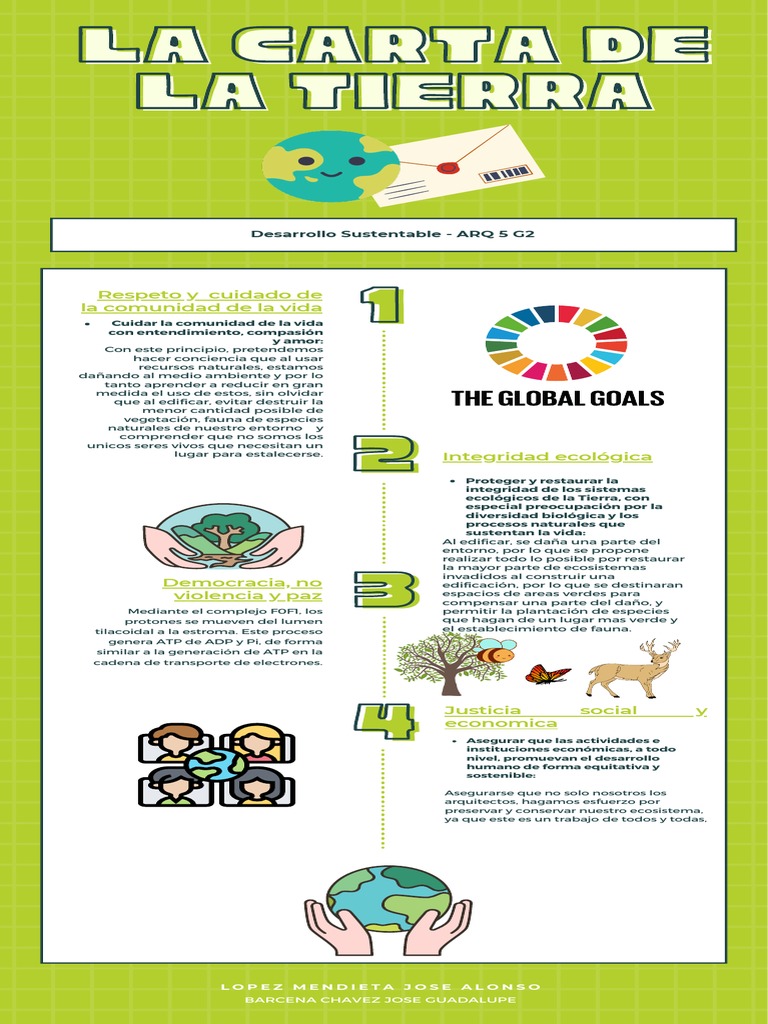 Principios de la Carta de la Tierra | PDF | Sustentabilidad ...