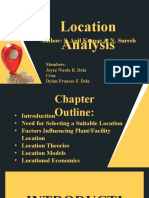 Location Analysis Reporting