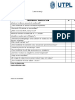 Actividades 3 Lista de Cotejo y Ficha de Observacion