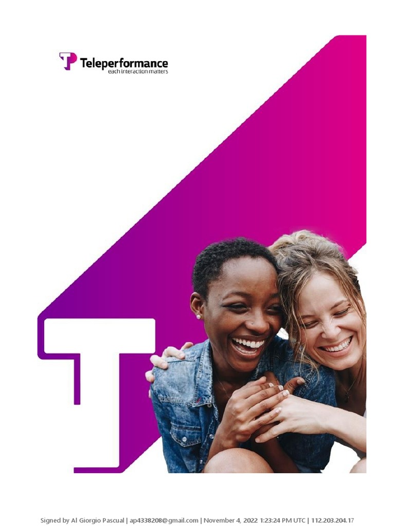 Teleperformance Job Offer Details | PDF