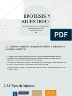 Hipotesis y Muestreo