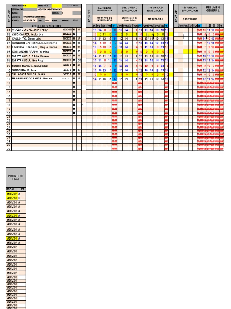 Formato de Nominas y Actas V Modulo Logistica | PDF