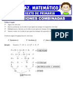 Operaciones Combinadas Con Numeros Naturales para Sexto de Primaria