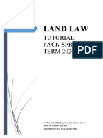 Land Law Tutorial Pack Term 2 2020 Final