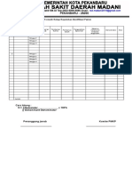 INM - Formulir Rekap Kepatuhan Identifikasi Pasien