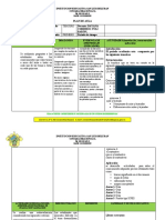 Plan de Aula de Lenguaje Tercero