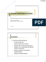 Aula Teórica #2A - Conceitos Epidemiológicos de Doença