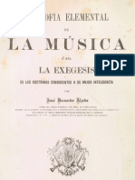 Alzedo, José Bdo. - Filosofía Elemental de La Música