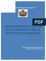 Lineamientos CTPD (May 2012)