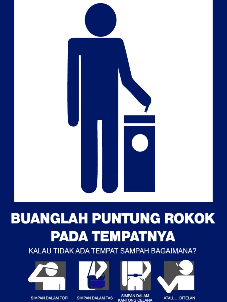 Tempat Buang Puntung Rokok yang Benar | PDF