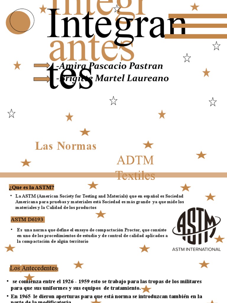 Las Normas ASTM Textiles | PDF | Textiles | Materiales