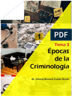 Tema 3. Épocas de La Criminología
