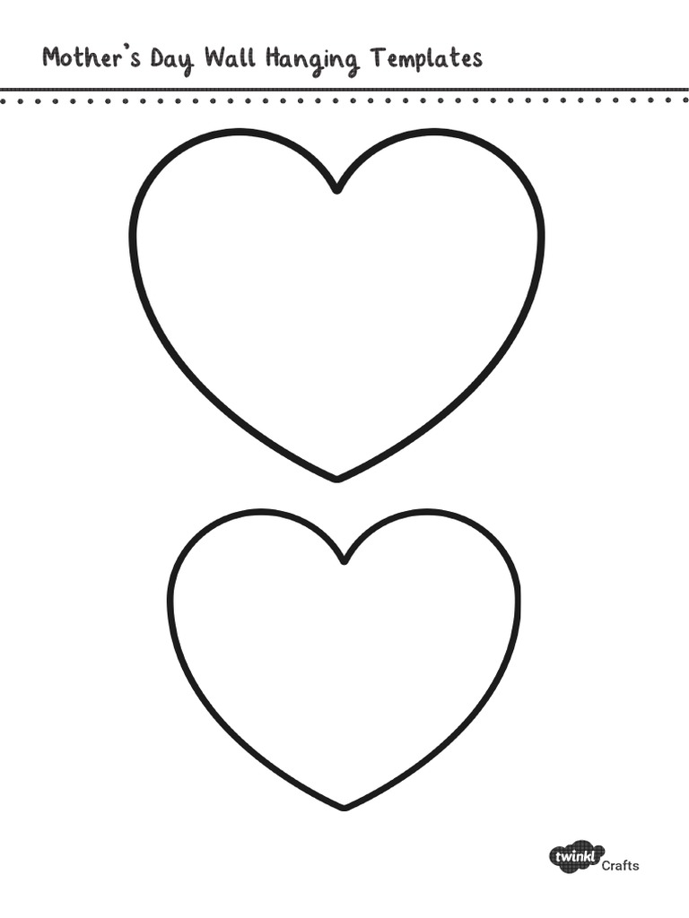 Mothers Day Wall Hanging Template PDF