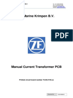 Manual Current Transformer PCB - ZF Marine Krimpen